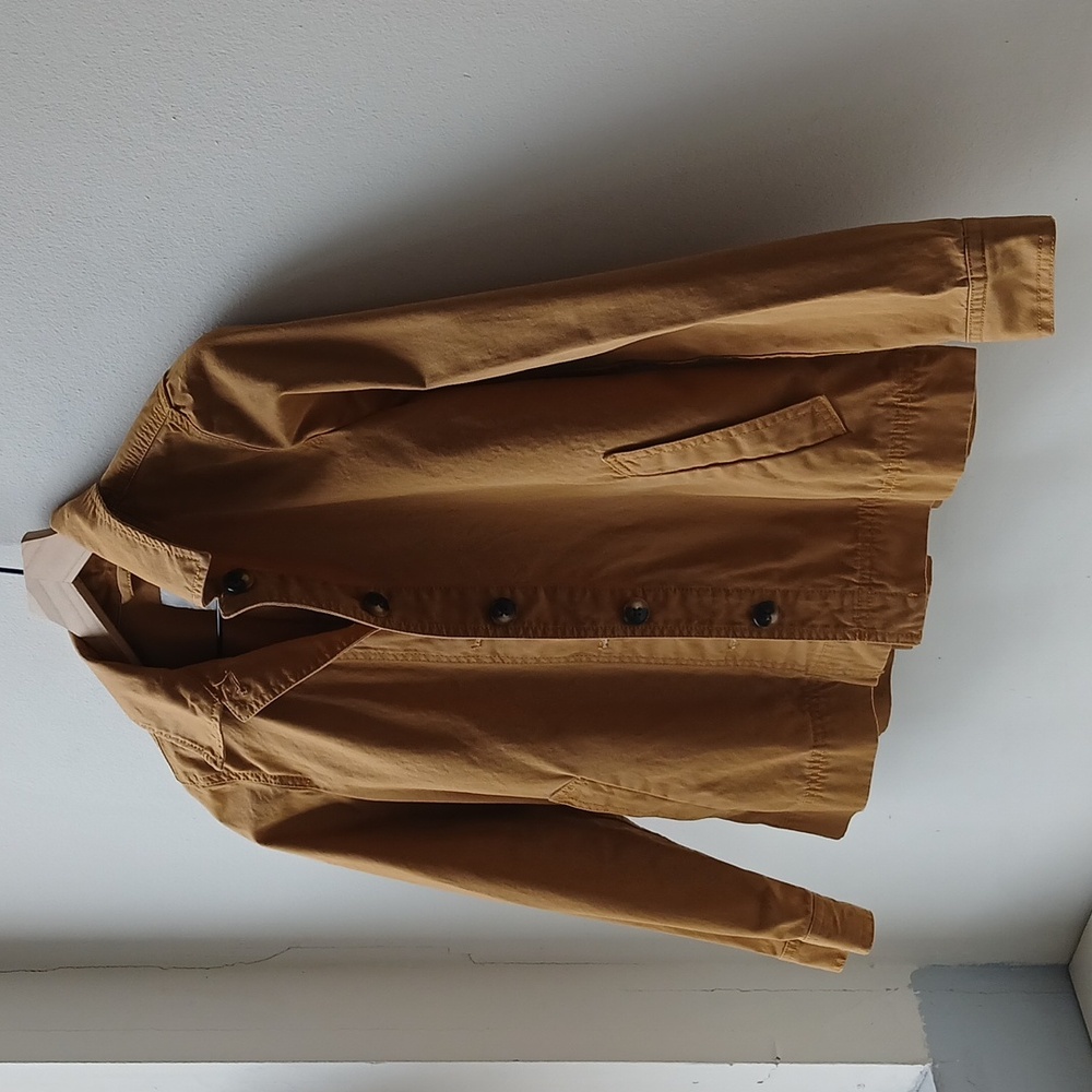 Madewell Northwoods Canvas Jacket Gold Women's XS - Picture 2 of 7